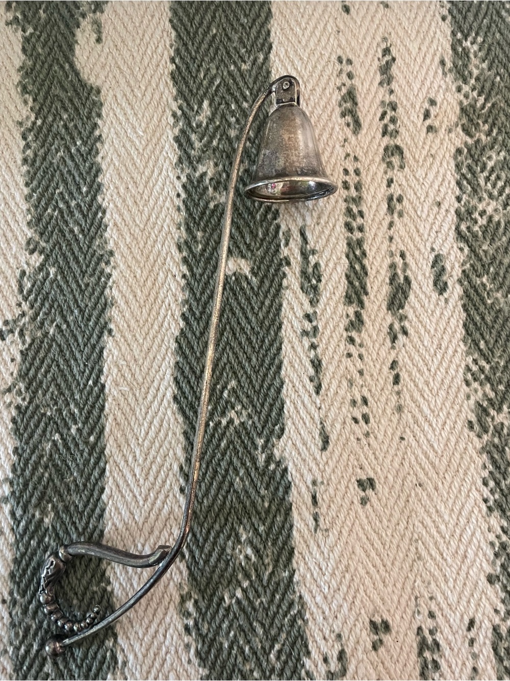 Vintage silver tone candle sniffer.